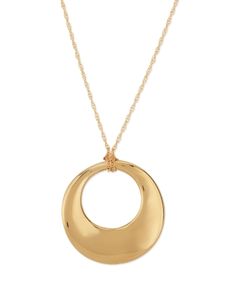 Bloomingdale's Graduate Circle Pendant Necklace in 14K Yellow Gold, 18 - 100% Exclusive Classic Gold Necklace With Large Pendant, Timeless Jewelry With Shiny Finish, Classic Gold Necklaces With Large Pendant, Classic Necklace With Shiny Finish For Anniversary, Classic Necklaces With Shiny Finish For Anniversary, Fine Jewelry Yellow Gold Necklaces With Shiny Finish, Classic Yellow Gold Necklace With Shiny Finish, Classic Shiny Finish Necklace For Anniversary, Classic Large Pendant Necklace For Anniversary