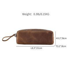 aterial: Leather Weight: 0.15kg Type: Other Stationery Pouch, Pencil Case Stationery, Pen Pouch, Pencil Bag, Pencil Bags, Pencil Pouch, Crazy Horse, Leather Zipper, Cosmetic Case