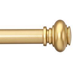 an image of a gold curtain rod