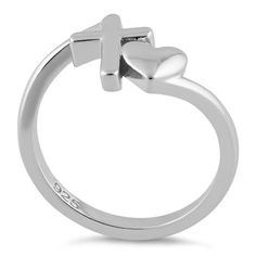 Top of ring height: 11.4mm

Band width: 2.1mm

Shank width: 2.1mm



Metal: 925 sterling silver

Plating: rhodium plated

Finish: high polish Modern Sterling Silver Heart Ring For Gift, Modern Sterling Silver Heart Ring Gift, Modern Sterling Silver Heart Promise Ring, Modern Sterling Silver Heart Ring, Modern White Gold Heart Promise Ring, Silver Heart-shaped Initial Ring For Promise, Modern Silver Heart Ring For Anniversary, Silver Sterling Silver Initial Ring For Valentine's Day, Classic Silver Open Heart Rings