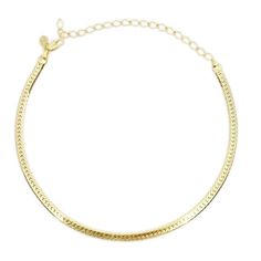 18k GL Flat Diamond Cut Chain - Donna Italiana ® Dainty Gold Plated Chain Necklace, Gold Plated Luxury Chain Necklace, Classic Gold-tone Jewelry With Adjustable Chain, Classic Gold Metal Chain Necklace, Luxury Gold Chain Choker Jewelry, Luxury Gold Chain Choker, Dainty Metal Chain Necklace For Formal Occasions, Classic Gold Choker Jewelry, Gold-tone Plated Metal Chain Necklace