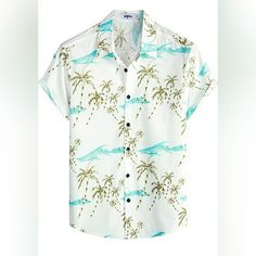 100%Cotton Machine Wash Cold,Tumble Dry Low,Do Not Bleach Spread Collar,Standard Fit,Premium Quality Made With Soft And Comfortable Cotton Fabric All Over Flowers Prints Add Tropical Appeal To This Casual Aloha Beach Shirt,And Make This Button-Up Hawaiian Shirt A Go-To Pick For Any Occasion Since The Material Will Be Slightly Shrunk After Washed,If You Prefer Loose Fit Order One Size Up Than Tag Size Casual Collar Short Sleeve Shirt For Beach Summer, Short Sleeve Shirt With Buttons For Beach Season, Casual Collar Short Sleeve Shirt For Beach Spring, Casual Collar Short Sleeve Shirt For Spring Beach Outings, Spring Beach Camp Shirt With Casual Collar, Button-up Short Sleeve Beach Shirt, Beach Camp Shirt With Relaxed Fit And Casual Collar, Vacation Shirt With Casual Collar And Button Closure, Vacation Camp Shirt With Casual Collar