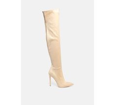 in stock Stiletto Boots, High Heels Stilettos, Zipper Detail, Winter Wear, Over The Knee Boots, Over The Knee, Knee High Boots, Faux Suede, The Knee