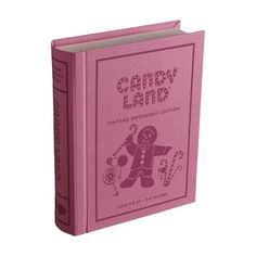 a pink book with the title candy land written on it