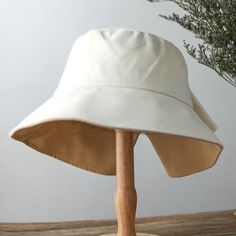 Bucket Sun Hat with Bow Tie | MspineappleCrafts – Mspineapplecrafts Trendy Cotton Sun Hat With Flat Brim, Trendy Brimmed Cotton Sun Hat, Adjustable Cotton Summer Hat, Casual Cotton Wide Brim Sun Hat, Trendy Cotton Hat With Curved Brim, Casual Wide-brim Cotton Sun Hat, Trendy Cotton Summer Hats, Cotton Beach Bucket Hat With Short Brim, Adjustable Cotton Sun Hat With Short Brim