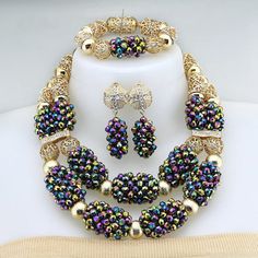 Enhance your bridal look with this classic Nigerian Wedding Bridal Jewelry. The African crystal beads jewelry set adds a touch of elegance and cultural significance to your wedding ensemble, creating a timeless and beautiful look. Crystal Beads Jewelry, African Wedding Jewelry, Crystal Bead Jewelry, Nigerian Wedding, Bridal Look, African Beads, African Wedding, Beads Jewelry, Bridal Looks