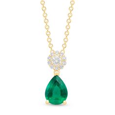 Introducing the "Regal Necklace," a captivating creation that embodies timeless elegance and grace. A pear-shaped emerald, its verdant depths reminiscent of treasure unearthed from a royal kingdom, along with radiant, sparkling diamonds exude everlasting beauty perfect for the woman who enjoys the finer things in life. SKU BS13108P EMERALD SIZE 8x6mm COLORSTONE SHAPE Pear Shape COLORSTONE WT 0.87cts DIAMOND WT 0.09cts Ethically sourced emeralds directly from our renowned Belmont mine in Brazil. Exquisite Pear-shaped Emerald Necklace For Formal Occasions, Pear-shaped Emerald Gemstone Necklace For Formal Occasions, Pear-shaped Emerald Gemstone Necklace For Formal Events, Formal Pear-shaped Emerald Necklace In Fine Jewelry Style, Formal Pear-shaped Emerald Necklace Fine Jewelry, Formal Pear-shaped Emerald Necklace, Fine Jewelry Green Pear-shaped Necklaces, Fine Jewelry Green Pear-shaped Necklace, Elegant Pear-shaped Emerald Necklaces