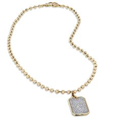 Exquisite and stunning, the 14kt. Yellow Gold Diamond Pave Rectangular Tag Necklace Pendant is a sophisticated addition to any jewelry collection. Delight in the dazzling sparkle of the diamonds and experience the luxury of the golden hue! Yellow Gold Diamond Rectangular Tag Necklace Pendant 14kt. Yellow Gold 3.10ct TW Diamond Pave Rectangular Shape Tag Pendant Only, Necklace not included SKU: 22071 CHY-23134 Vertical Bar Necklace, Vertical Bar, Bespoke Jewellery, Selling Jewelry, Bar Necklace, Tag Necklace, Pave Diamonds, Necklace Pendant, The Golden