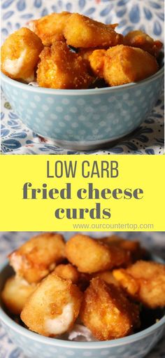 Low Carb Cheese Curds Fried Cheese Curds, Fried Cheese, Low Carb Low Fat Recipes, Curd Recipe, Cheese Curds, Low Carb Diet Recipes, Cheese Fries, Healthy Low Carb Recipes