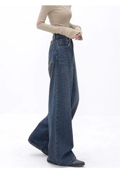 Looking for timeless high-waisted jeans? Introducing the Retro Dark Washed Jeans from DAXUEN. Balancing style and comfort. DETAILSMaterial: Cotton, PolyesterClosure Type: Zipper Fly Baggy High Rise Flare Jeans In Dark Wash, Dark Wash Baggy High Rise Flare Jeans, Baggy High-rise Dark Wash Flare Jeans, Baggy High Waist Dark Wash Flare Jeans, High Waist Baggy Dark Wash Flare Jeans, Baggy Full-length Flare Jeans In Medium Wash, Baggy High-rise Jeans, Dark Wash Mid-rise Bottoms For Winter, Mid-rise Dark Wash Bottoms For Winter