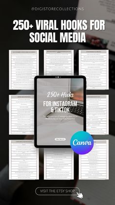 Need inspiration for creating captivating social media posts? Check out these 250 social media hooks designed to grab attention and increase engagement on Instagram, TikTok, and beyond. Perfect for content creators, influencers, and marketers looking to connect with their audience, boost views, and create scroll-stopping content. #SocialMediaHooks, #ContentCreation, #EngagementBoost, #SocialMediaTips, #InstagramHooks, #TikTokContent, #ContentInspiration, #SocialMediaMarketing, #IncreaseEngagement, #ContentIdeas, #InfluencerTips, #MarketingStrategy, #ViralContent, #GrowYourAudience, #ContentThatConnects, #SocialMediaSuccess, #BoostYourReach, #ScrollStopping, #MarketingTools, #AttentionGrabber, #SocialMediaGrowth, #ContentMarketing, #HookIdeas, #OnlineMarketing, #PostInspiration Hooks For Instagram, Engagement On Instagram, Social Media Success, Social Media Templates, Increase Engagement, Small Business Tips, Content Creators