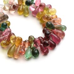 multicolored glass beads arranged in a circle