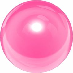 a pink ball is shown on a white background