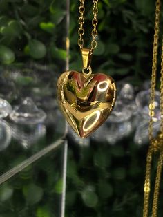 **FREE DELIVERIES FOR US ORDERS OVER $100 & PROCESSING TIME for 7-14 BUSINESS DAYS** Our Personalized Heart Locket Necklace – a perfect mix of sentiment and style! Made from stainless steel and gold-plated, this locket is waterproof, tarnish-resistant, and hypoallergenic, so it’s made to last through all your adventures. The best part? It opens up so you can tuck a photo inside, keeping special memories close to your heart. You can even engrave a personal message to make it truly one-of-a-kind. Gold Stainless Steel Necklaces For Anniversary Gift, Gold Metal Locket Necklace For Anniversary, Gold Heart Locket Necklace Spiritual Style, Gold Heart-shaped Spiritual Locket Necklace, Spiritual Gold Heart Locket Necklace, Gold Polished Locket Necklace Gift, Gold Spiritual Locket Necklace, Personalized Engraved Jewelry, Custom Charm Bracelet