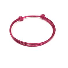 This lovely bracelet is made of dark pink waxed cord. It is adjustable Please choose if the recipient is a Kid, a Woman, or a Man Interested in other colors, please send me a message. I can make a custom order for you Thanks for looking :) Adjustable Cord Friendship Bracelets As Gift, Cord Braided Bracelet With Sliding Knot As Gift, Pink Adjustable Band Bracelet As Gift, Pink Adjustable Band Bracelet For Gift, Adjustable Cord Bracelet As A Gift, Sliding Knot Cord Bracelets As Gift, Adjustable Waxed Cord Bracelets, Casual Pink Sliding Knot Jewelry, Pink Adjustable Friendship Bracelets As Gift