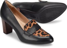 With a soft pointed toe and flattering heel, our Parkdale loafer pump will elevate any look. Chic Slip-on Court Shoes For Work, Chic Loafers With Block Heel For Work, Chic Block Heel Loafers For Workwear, Chic Business Casual Loafers With Sculpted Heel, Chic Loafers With Sculpted Heel For Fall, Chic Workwear Loafers With Stacked Heel, Pointed Toe Loafers With Stacked Heel For Office, Office Loafers With Pointed Toe And Stacked Heel, Office Loafers With Stacked Heel And Pointed Toe