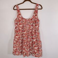 Warm Weather Ready New With Tags Lightweight Sleeveless Floral Skort Dress/Romper, Size: Medium, Color: White Pinks Reds Oranges Purple Black, Empire Waist, Round Neckline, Front Buttons, Extra Button, 100% Polyester, Machine Wash Warm, Length 23 Inches, In Excellent Condition Urban Outfitters Casual Sleeveless Mini Dress, Urban Outfitters Sleeveless Sundress For Summer, Sleeveless Mini Dress By Urban Outfitters For Summer, Urban Outfitters Sleeveless Mini Dress For Summer, Sleeveless Beach Mini Dress By Urban Outfitters, Urban Outfitters Sleeveless Beach Sundress, Sleeveless Beach Dress By Urban Outfitters, Urban Outfitters Sleeveless Mini Dress For Beach, White Sleeveless Sundress By Urban Outfitters