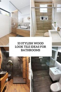 bathroom with wood flooring and white walls