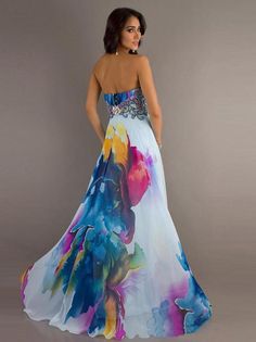 Summer Chiffon Dress For Prom, Flowy Summer Chiffon Dress For Prom, Flowy Chiffon Dress For Summer Prom, Summer Chiffon Flowy Dress For Prom, Flowy Chiffon Summer Prom Dress, Fitted Chiffon Dress For The Beach, Fitted Chiffon Beach Dress, Multicolor Chiffon Party Dress, Fitted Floor-length Chiffon Dress For Beach