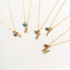 ❧ Product Overview and Key Features  Presenting our Birthstone Initial Necklace for Women, a stunning piece of jewelry crafted from 14K solid gold. This personalized initial charm is the perfect birthday gift for your girlfriend, featuring her unique birthstone for a touch of elegance. Handmade with love, it's a timeless keepsake that symbolizes love and affection. Ideal for daily wear or special occasions, it's a stylish way to keep your loved ones close to your heart. Material & Color Options: 14k Gold Initial Pendant Name Necklace For Anniversary, Yellow Gold Initial Necklace For Birthday, 14k Gold Filled Yellow Gold Charm Necklace For Anniversary, Personalized 14k Gold Initial Necklace For Anniversary, 14k Gold Filled Yellow Gold Necklace For Personalized Gift, Personalized Dainty 14k Gold Birthstone Necklace, 14k Gold Anniversary Name Necklace With Initial Pendant, Elegant Yellow Gold Initial Necklace For Birthday, Custom 14k Gold Initials Necklace For Gift