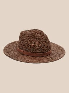 Open Weave Straw Fedora | Banana Republic Straw Fedora, Open Weave, Straw Hat, The Crown, Custom Fit, Fedora, Sunnies, Banana Republic, Athletic Shoes