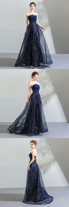 Prom Dress Evening, Quince Dress, Wedding Apparel, From Dress, Dress Idea, Blue Tulle, Prom Style, Color Number, I Am Sorry