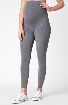 Designed to move with you and accommodate your growing bump, these ultrasoft ankle-length leggings stretch easily and are an essential for all trimesters. Over-the-bump waistband 86% viscose, 10% polyamide, 4% elastane Machine wash, line dry Made in Portugal Fitted Seamless Maternity Bottoms, Seamless Fitted Maternity Bottoms, Comfort Stretch Leggings With Wide Waistband For Loungewear, Seamless Micro-elastic Leggings For Loungewear, Micro-elastic Full Length Leggings For Loungewear, Baby Gear Essentials, Pregnancy Shoes, Hairstyling Products, Ankle Length Leggings