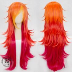 League of Legends Miss Fortune Star Guardian Cosplay Wig Curly Long Wigs Star Guardian Miss Fortune, Star Guardian Cosplay, League Of Legends Star Guardian, Kawaii Wigs, Star Guardian, Miss Fortune, Cosplay Hair, Kawaii Hairstyles, Anime Hair