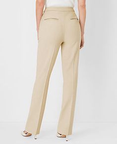 Elevate your wardrobe with the Ann Taylor Side Zip Straight Pant in Bi-Stretch, designed specifically for a curvy fit. These polished pants offer a sleek, straight leg that skims your shape for a tailored look that's both timeless and versatile. Perfect for professional settings or sophisticated events, these pants are a must-have for any fashion-conscious woman.

- **Size**: 8
- **Color**: Toasted Oat
- **Gender**: Female
- **Material**: 66% Polyester, 28% Rayon, 6% Spandex
- **Fit**: Tailored Workwear Bottoms With Zip Fly And Straight Hem, Elegant Straight Leg Bottoms With Zip Fly, Elegant Straight Bottoms With Belt Loops, Fitted Straight Silhouette Bottoms With Pockets, Beige Straight Bottoms For Workwear, Fitted Bottoms With Pockets And Straight Silhouette, Beige Straight Pants For Workwear, Elegant Straight Leg Bottoms With Zipper Closure, Elegant Straight-leg Bottoms With Zipper Closure