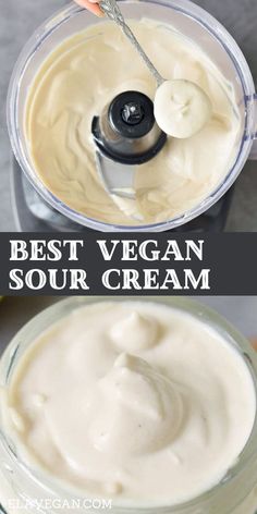 the best vegan sour cream recipe in a food processor