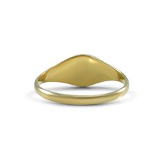 Everyone needs a signet ring in their jewelry box. This simple, chic signet ring is 14k yellow gold. Each ring has a hand engraved initial on it. Initials A-Z are available. Signet rings are classic and won't go out of style, this ring is under $500! 14k yellow gold Hand engraved Initials A-z available Please allow 4-6 weeks for production. Domed Signet Ring With Polished Finish For Gift, Yellow Gold Oval Signet Ring With Polished Finish, Oval Yellow Gold Signet Ring With Polished Finish, Domed Signet Ring With Polished Finish For Promise, 14k Gold Domed Signet Ring With Polished Finish, Classic Oval Signet Ring Stamped 14k, Classic Domed Signet Ring Hallmarked, Gold Oval Initial Ring Stamped 14k, Classic Formal Initial Ring Stamped 14k