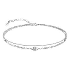 PRICES MAY VARY. ➷A super cute layered anklet that you will seriously loveee..♥ This piece is dainty and delicate, but will make you feel so sexy when you wear this anklet! Effortless, yet adds lots of sparkles and perfect for foot every day. *** To find your size, measure your anklet with a string then lay on a ruler to determine your size. The most comfortable fit is just below the ankle bone although many women like the higher look as well! ➷SIZE & MATERIAL ♥ Foot chain adjustable length (app Cheap White Pearl Bracelet With Silver Beads, Adjustable Cheap Chain Bracelet With Round Beads, 925 Silver Anklets, Women Anklets Sterling Silver, Artsy Jewelry, Silver Ankle Bracelet, Anklets For Women, Foot Chain, Clean Sterling Silver