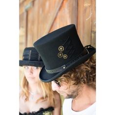 Men’s Steampunk hat | Mens top hat Steampunk Fitted Top Hat For Halloween, Fitted Steampunk Top Hat For Halloween, Steampunk Fitted Mini Hats For Halloween, Fitted Steampunk Costume Hat For Halloween, Steampunk Top Hat With Short Brim For Costume Party, Steampunk Brimmed Top Hat For Costume Party, Fitted Steampunk Hat For Costume Party, Steampunk High Crown Costume Hat, Fitted Costume Hats And Headpieces For Winter Festival