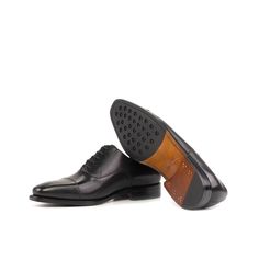 Characterized by its closed lacing style, the oxford is an elegant, classic, timeless style suitable for any occasion. The oxford is a staple shoe in any man’s wardrobe and can be dressed up or down. The Details: Materials: black box calf Sole: cognac goodyear dots leather rubber sole Last: Monti - Classic elegance with slightly square toe What is Fast Lane? Fast lane is our new experimental 7 day made to order collection, an ambitious never been heard of before collection of styles produced in Men's Oxford Shoes, Staple Shoes, Custom Made Shoes, Old Shoes, Leather Artisan, Oxford Shoes Men, Well Dressed Men, Goodyear Welt, Shoes Leather