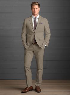 Take an original stance on classic formal wear with our Italian Cotton Zippi Suit. Crafted from cotton, the suit is perfect for those who wish to bestow a personal touch upon a garment designed for the most formal occasions.  Look features a 2 button jacket with notch lapels, horn brown buttons, single vent, three cuff buttons and two welted back pockets on trousers.  Click 'Customize Now' to modify the look if needed.  Lining: Viscose; Dry Clean. Dapper Fitted Suit For Business Casual, Classic Cotton Suit And Tie Accessories For Semi-formal, Dapper Fitted Business Casual Suits, Long Sleeve Cotton Suits For Wedding, Fitted Dapper Blazer For Workwear, Fitted Cotton Formal Set, Fitted Cotton Sets For Formal Occasions, Elegant Cotton Wedding Suit, Elegant Wedding Cotton Suits