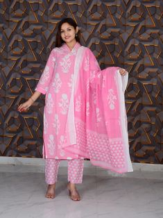 For More Details Visit Our Shop:- https://www.etsy.com/in-en/shop/HandmadeHandloom?ref=seller-platform-mcnav PRODUCT DESCRIPTION :- MATERIAL :- COTTON Work - Printed Kurti + Palazzo COLOR :- AS PER PICTURE   .  Plan your Wardrobe Complete with this beautiful Kurti Set, handmade using sustainable material  NOTE: - The colors of some picture may slightly vary on different monitors. If you have any questions, please do not hesitate to contact us PAYMENT We accept payment through Payoneer and all cards only. SHIPPING :- All Items are dispatched within the 3-5 Days of order. We ship all order through Economy and Express shipping " ARAMEX, FEDEX, DHL, Shiprocket X And Goods are delivered in 10 - 12 Working Days. NOTE :- BUYER COUNTRY ALL TAXES & CUSTOM DUTY WILL BE PAID BY BUYER. FEEDBACK Positi Pink Semi-stitched Block Print Traditional Wear, Pink Block Print Straight Kurta, Pink Straight Kurta With Block Print, Pink Block Print Mulmul Dupatta, Pink Mulmul Dupatta With Block Print, Traditional Pink Block Print Kurta, Traditional Pink Kurta With Block Print, Pink Block Print Salwar Kameez For Festivals, Pink Block Print Kurta For Eid