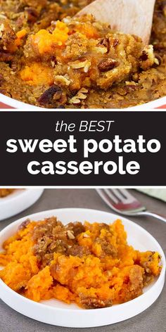 the best sweet potato casserole recipe is so easy to make