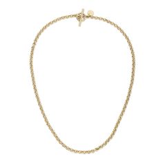 Material: Brass Finishes available: 14K Gold or Rhodium Plating + ecoat Micro Rolo Chain links measure: 5.5mm Available in the following lengths:20”, 22” 24”, 26” Timeless Gold Lariat Necklace With Adjustable Chain, Classic Gold Lariat Chain Necklace, Classic Toggle Necklace For Everyday, Everyday Gold Chain Lariat Necklace, Gold-tone Oval Link Box Chain Necklace, Classic Gold Rolo Chain Necklace, Everyday Gold Lariat Necklace With Chain, Formal Yellow Gold Toggle Necklace With Cable Chain, Timeless Everyday Gold Chain Necklace