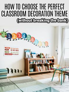 how to decorate your classroom on a budget Toddler Classroom Decorations, Infant Room Daycare, Preschool Classroom Themes, Infant Toddler Classroom, Daycare Decor, Toddler Teacher, Infant Classroom, Preschool Rooms