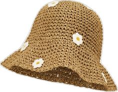 Trendy Adjustable Bucket Hat For Beach Season, Casual Crochet Hat With Upf 50+ For Spring, Casual Crochet Hat With Upf 50+ And Brimmed Shape, Casual Brimmed Crochet Hat With Upf 50+, Adjustable Lightweight Crochet Hat For Warm Weather, Casual Crochet Hat With Upf 50+ And Adjustable Fit, Casual Crochet Hat With Curved Brim For Warm Weather, Casual Adjustable Crochet Hat With Upf 50+, Comfortable Adjustable Beach Hats