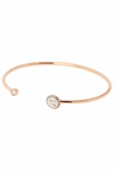 SELIM MOUZANNAR JEWELRYFINE JEWELBRACELET O ROSEGOLD White Enamel Diamond Bracelet Bracelet Diamond, White Enamel, 18k Rose Gold, Diamond Bracelet, Bangles, Rose Gold, Bracelet, 10 Things, Gold