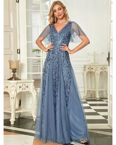 Vestido Longo Lantejoulas London | Aurea Dress