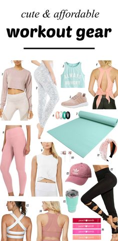 The BEST affordable and chic workout athleisure on the internet! You will fall in love with this trendy and fun workout gear from Amazon! Roundup includes: Adidas   sweater, pink exercise ball, sports bras, headphones, fit bits, leggings, cropped tops, water bottles, gym bags, and more! #athleisure #workoutgear #workoutwear #womensworkout #cardio #gymbag #nike #Adidas #bando Pink Exercise, Affordable Workout Clothes, Workout Athleisure, Workout Stuff, Exercise Ball, Adidas Sweater, Fall Styles, Fitness Blogger, Gym Bags