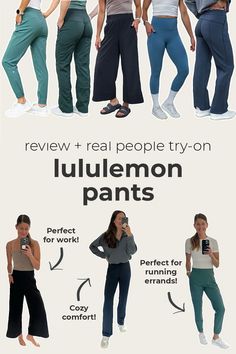 The best lululemon pants for women in 2024. Our team tested and compared the five most popular pants from lululemon, including a pant you can dress up for work and the perfect lounging pant. We also included a size and fit guide to help you determine which lululemon pant is right for you. 30 Ab Challenge, Best Lululemon Leggings, Popular Pants, Famous Pairs, Planning Pregnancy, Different Body Types, Weekly Workout Plans, Athleisure Trend