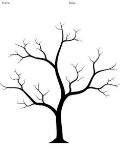 a black and white tree with no leaves