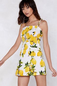 You're My Main Squeeze Lemon Dress | Shop Clothes at Nasty Gal!