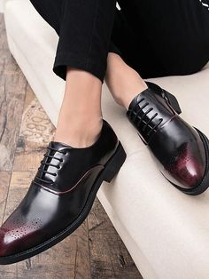 Oxfords Shoes, Red Party, Men Formal, An Aesthetic, Leather Oxford Shoes, Brogue Shoes, Oxford Dress, Formal Shoes For Men, Pointed Toe Shoes