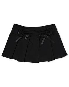 You'll be sitting pretty when you put on this Black Bow Mini Skirt! This stylish short skirt features bow designs and is the perfet way to show off your legs. Pair this mini skirt with your favorite top or wear it in the bedroom to look super sexy! Exclusively at Spencer's Material: Polyester, spandex Care: Machine wash Imported Arrives in discreet packaging Mini Short Skirts, Black Skirts Short, Super Mini Skirt, Black Skirt Ruffle, Pleated Mini Skirt Pattern, Black Party Skirt, Cute Black Mini Skirt, Black Goth Skirt, Black Short Skirt Outfit