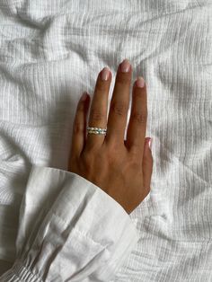 ✨ All our products are handmade, with lots of love and individually designed for you ✨ our minimalist rings are eye-catching and a perfect gift for any occasion ✨ You can stack them wonderfully with other rings from our shop ✨ We offer flexible ring sizes, thanks to the elastic band, the ring fits every finger ✨ the freshwater pearls are a natural product and may vary slightly in shape and colour ✨ Feel free to follow us on Instagram for more pictures: aurorajuwel Dainty Pastel Jewelry As Gift, Dainty Pastel Jewelry For Gift, Dainty Pastel Jewelry Gift, Dainty Hypoallergenic Pearl Ring Gift, Pastel Dainty Jewelry For Gift, Minimalist Handmade White Midi Rings, White Handmade Minimalist Midi Rings, Dainty Tiny Pearl Ring For Everyday, Dainty Hypoallergenic Pearl Ring For Everyday