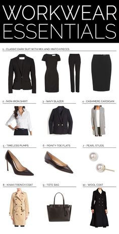 Classic Work Outfits, Work Outfits Frauen, Workwear Wardrobe, Womens Professional Fashion, Workwear Essentials, Fashion Capsule